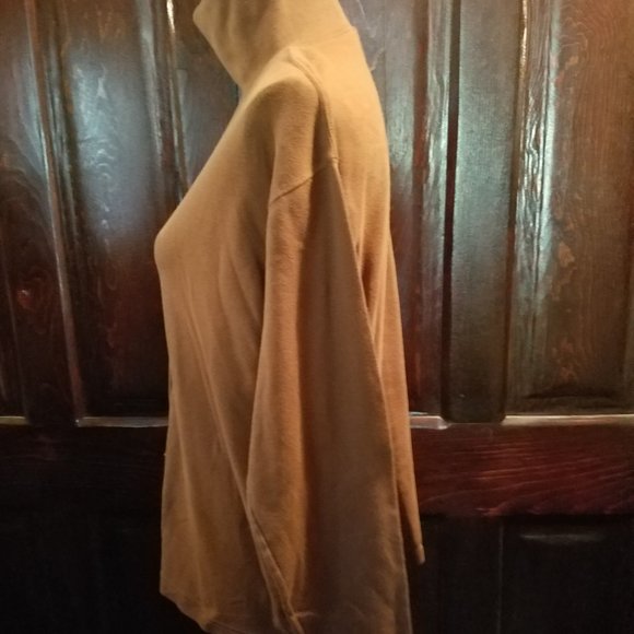 Caramel Brown Basic Edition Turtleneck - Picture 2 of 5